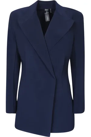 Norma Kamali Mujer, Chaquetas, Azul, Talla: XS
