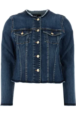 7 for all Mankind Mujer, Chaquetas, Azul, Talla: M
