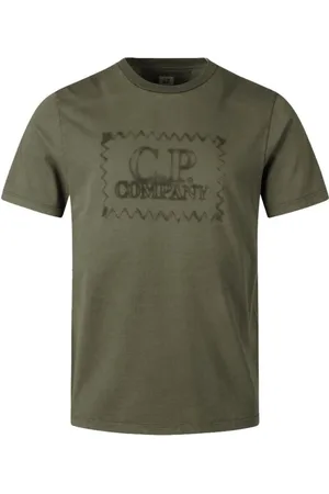 C.P. Company Hombre, Camisetas, Verde, Talla: M