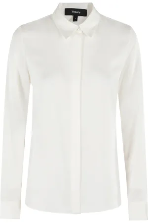 THEORY Mujer, Blusas y Camisas, Blanco, Talla: L