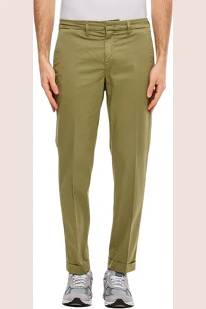 FAY Hombre, Pantalones, Verde, Talla: W32