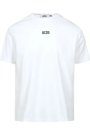 GCDS Hombre, Camisetas, Blanco, Talla: XL