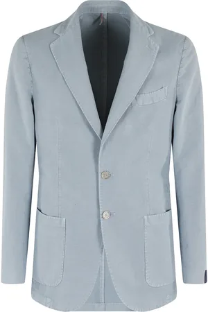 Biagio Santaniello Hombre, Chaquetas, Azul, Talla: M