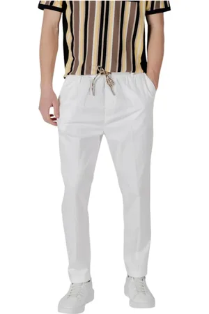 GIANNI LUPO Hombre, Pantalones, Blanco, Talla: XL