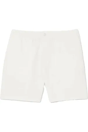 Lacoste Hombre, Pantalones cortos, Blanco, Talla: L