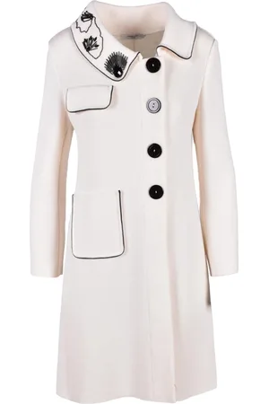 CHARLOTT Mujer, Abrigos, Blanco, Talla: M