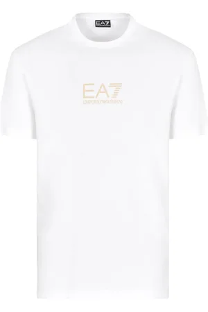 EA7 Hombre, Camisetas, Blanco, Talla: S