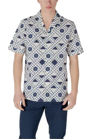 Antony Morato Hombre, Camisas, Azul, Talla: 3XL