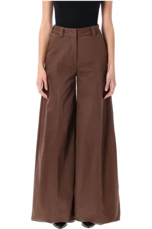 Thelatest Mujer, Pantalones, Marrón, Talla: 2XS