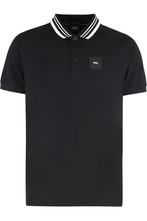 HUGO BOSS Hombre, Camisetas, Negro, Talla: 2XL