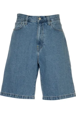 Carhartt Hombre, Pantalones cortos, Azul, Talla: W30