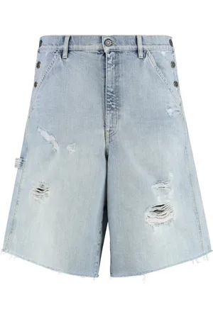 Golden Goose Hombre, Pantalones cortos, Azul, Talla: W30