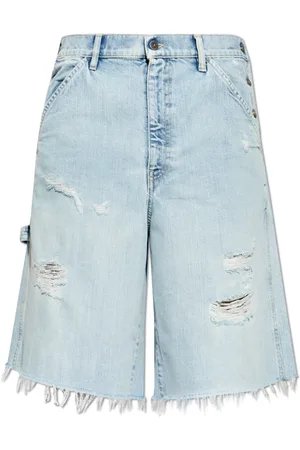 Golden Goose Hombre, Pantalones cortos, Azul, Talla: W30