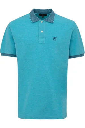 CANALI Hombre, Camisetas, Azul, Talla: L
