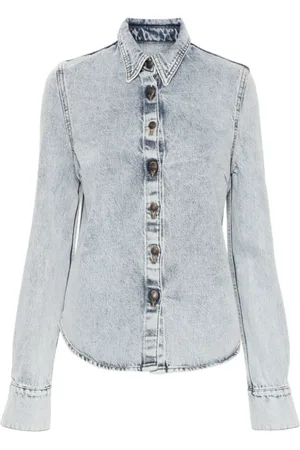MAGDA BUTRYM Mujer, Blusas y Camisas, Azul, Talla: M
