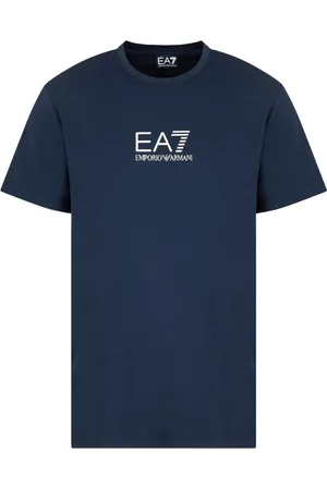 EA7 Hombre, Camisetas, Azul, Talla: S