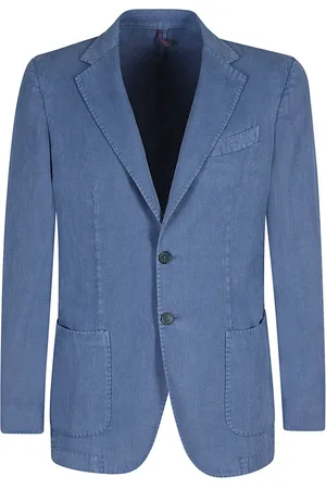 Biagio Santaniello Hombre, Chaquetas, Azul, Talla: M