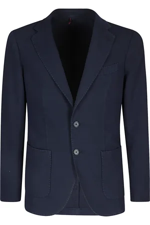 Biagio Santaniello Hombre, Chaquetas, Azul, Talla: S