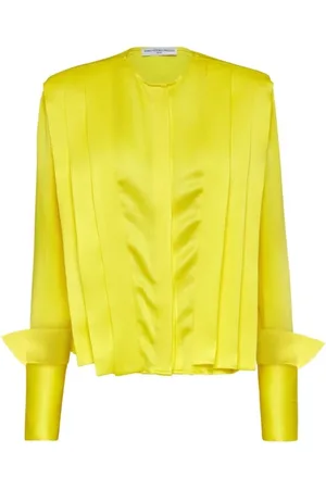 MVP Wardrobe Mujer, Blusas y Camisas, Amarillo, Talla: XS