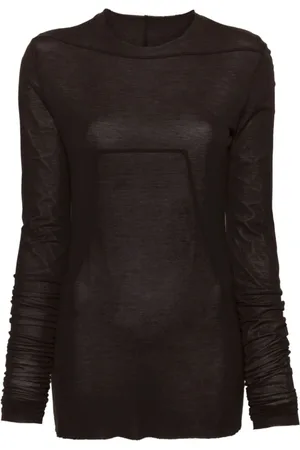 Rick Owens Mujer, Camisetas, Marrón, Talla: M