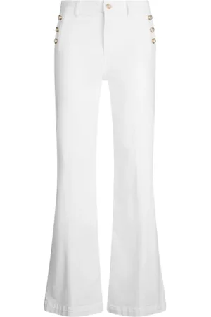 Liu Jo Mujer, Pantalones, Blanco, Talla: W32