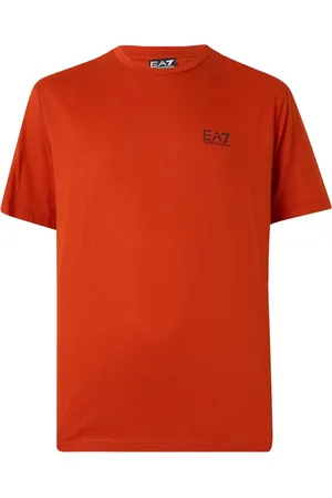 EA7 Hombre, Camisetas, Naranja, Talla: XL