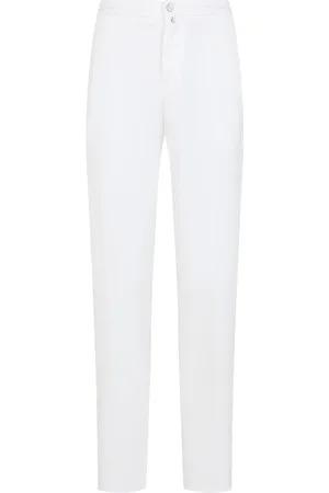 Kiton Hombre, Pantalones, Blanco, Talla: W34