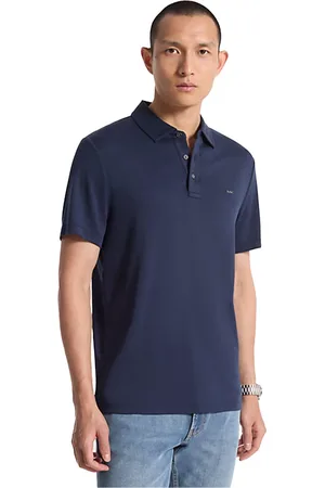 Michael Kors Hombre, Camisetas, Azul, Talla: 2XL