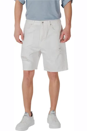 GIANNI LUPO Hombre, Pantalones cortos, Blanco, Talla: L
