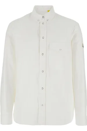 Moncler Hombre, Camisas, Blanco, Talla: M