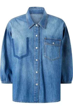 Pinko Mujer, Blusas y Camisas, Azul, Talla: S