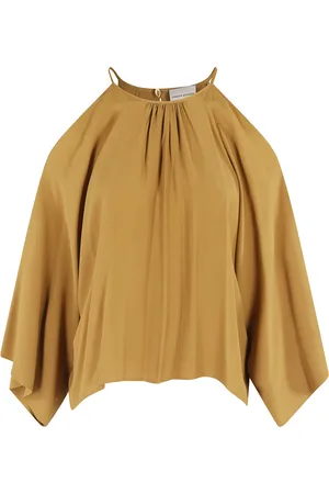 SEMICOUTURE Mujer, Blusas y Camisas, Marrón, Talla: S