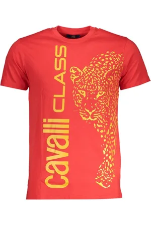 Roberto Cavalli Hombre, Camisetas, Rojo, Talla: 2XL