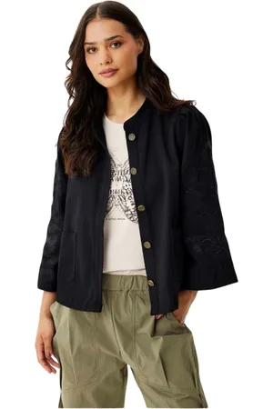 In Front Mujer, Chaquetas, Negro, Talla: XL