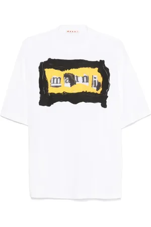 Marni Hombre, Camisetas, Blanco, Talla: L