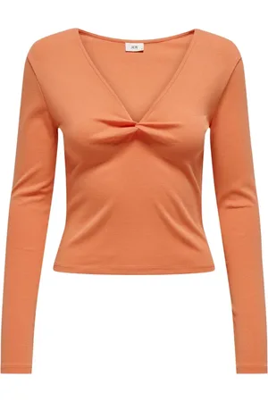 JACQUELINE DE YONG Mujer, Camisetas, Naranja, Talla: M