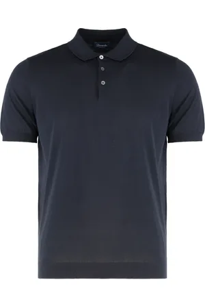 DRUMOHR Hombre, Camisetas, Azul, Talla: L