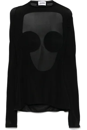 Jean Paul Gaultier Mujer, Camisetas, Negro, Talla: M