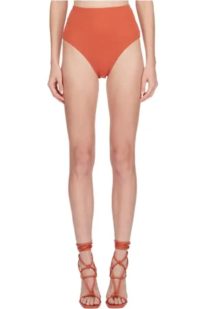 Rick Owens Mujer, Pantalones cortos, Naranja, Talla: M