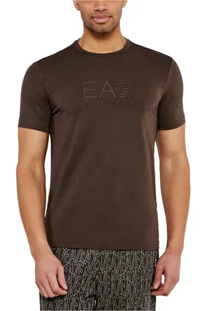 EA7 Hombre, Camisetas, Marrón, Talla: S