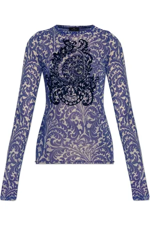 Etro Mujer, Camisetas, Azul, Talla: S