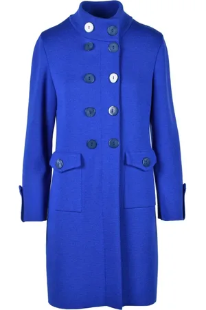 CHARLOTT Mujer, Abrigos, Azul, Talla: M