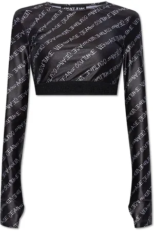 VERSACE Mujer, Camisetas, Negro, Talla: M