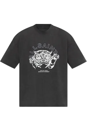 AllSaints Hombre, Camisetas, Gris, Talla: M