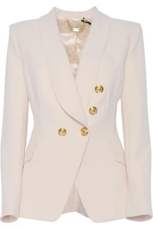 Elisabetta Franchi Mujer, Chaquetas, Blanco, Talla: M