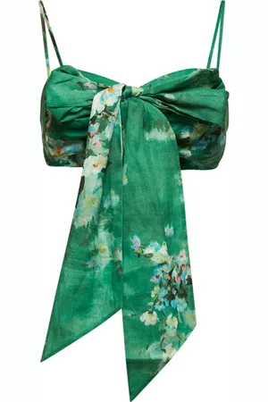 ZIMMERMANN Mujer, Camisetas, Verde, Talla: S
