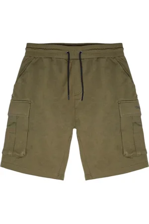 Aeronautica Militare Hombre, Pantalones cortos, Verde, Talla: S