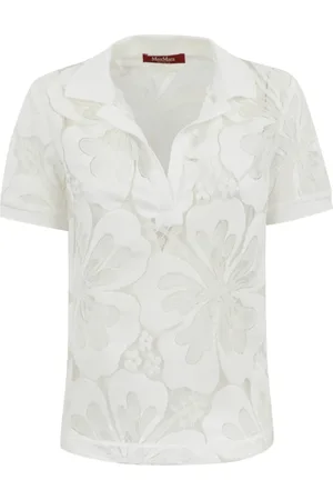 Max Mara Mujer, Camisetas, Blanco, Talla: M