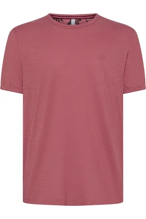 sun68 Hombre, Camisetas, Rojo, Talla: M