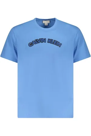 Calvin Klein Hombre, Camisetas, Azul, Talla: XL